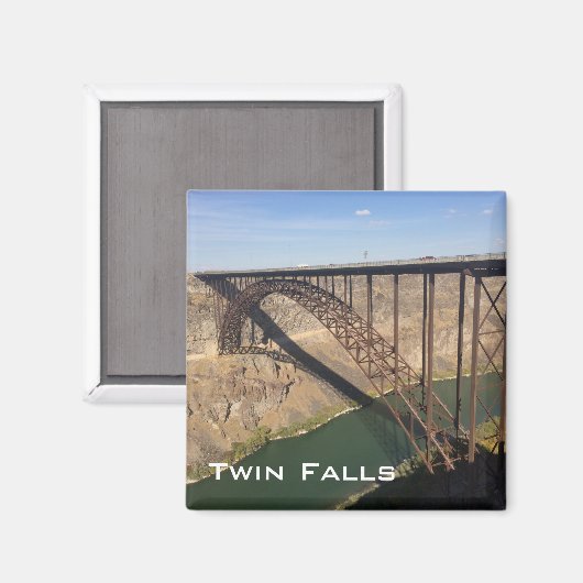 Perrine Bridge - Snake river - Twin Falls Magnet (Vorderseite/Rückseite)