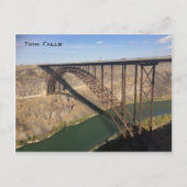 Perrine Brücke und Snake River - Twin Falls Postkarte (Vorderseite)