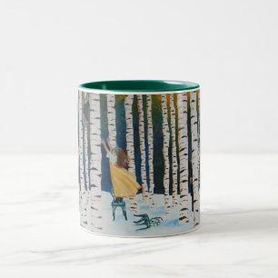 Perris rettet Arielle Zweifarbige Tasse