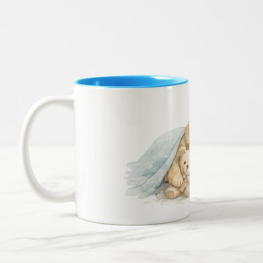 perrito durmiendo zweifarbige tasse (Links)
