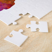 perro american cocker spaniel silueta en acuarela puzzle (Seite)