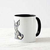Perro cubista tasse (VorderseiteRechts)