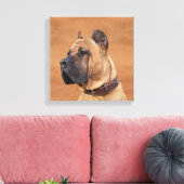 Perro de Presa Canario - Dogo Canario Leinwanddruck (Insitu (Wohnzimmer))