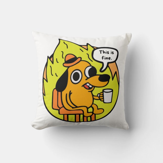 Perro en llamas kissen (Vorderseite)
