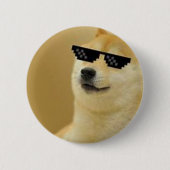 Perro Meme Button (Vorderseite)