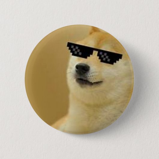 Perro Meme Button (Vorderseite)