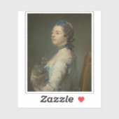 Perronneau: Magdaleine Pinceloup de la Grange Aufkleber (Blatt)