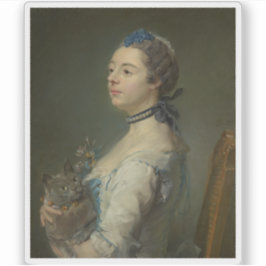 Perronneau: Magdaleine Pinceloup de la Grange Aufkleber