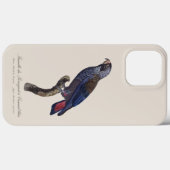 Perroquet a Camail bleu / Dusky Papagei Case-Mate iPhone Hülle (Rückseite (Horizontal))