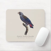 Perroquet a Camail bleu / Dusky Papagei Mousepad (Mit Mouse)