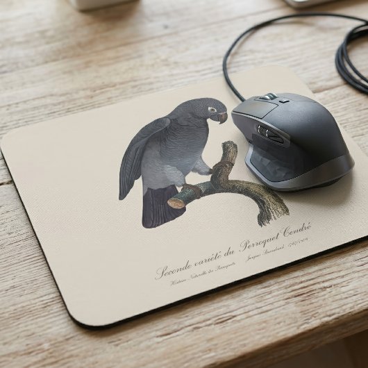 Perroquet Cendre/Timneh-Papagei Mousepad
