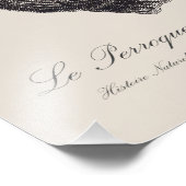 Perroquet ein Béc Couleur sang / Großschnabelpapag Fotodruck (Ecke)