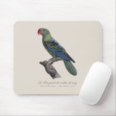 Perroquet ein Béc Couleur sang / Großschnabelpapag Mousepad (Mit Mouse)