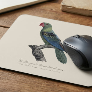 Perroquet ein Béc Couleur sang / Großschnabelpapag Mousepad