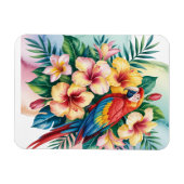 Perroquet exotique magnet (Horizontal)