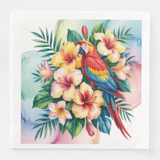 Perroquet exotique serviette (Vorderseite)