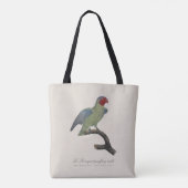 Perroquet geoffroy männlich / Roter Wangenpapagei Tasche (Rückseite)