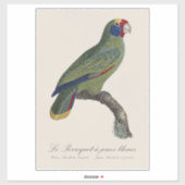 Perroquet-Joues-Blues / Rotschwanzamazone Aufkleber (Blatt)