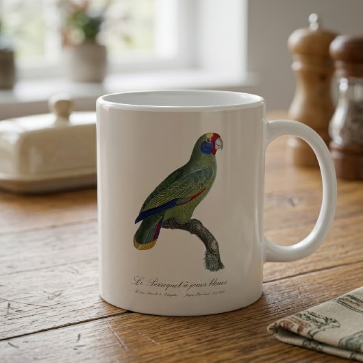 Perroquet-Joues-Blues / Rotschwanzamazone Kaffeetasse