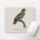 Perroquet-Joues-Blues / Rotschwanzamazone Mousepad (Mit Mouse)