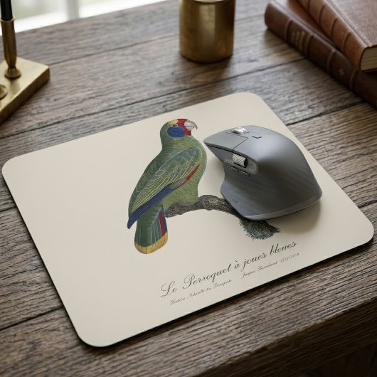 Perroquet-Joues-Blues / Rotschwanzamazone Mousepad