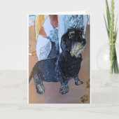 Perros en la Playa Malerei von Alfred Fox Karte (Vorderseite)