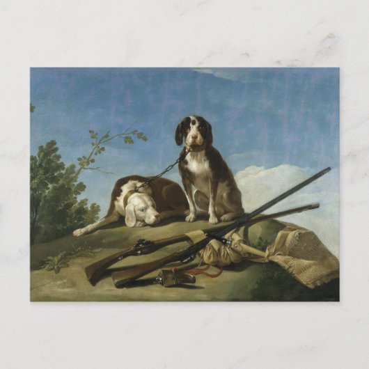 Perros en traílla Postcard Postkarte (Vorderseite)