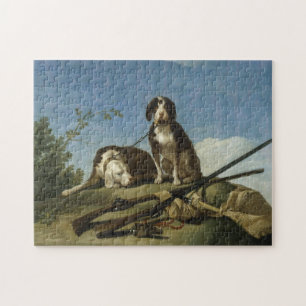 Perros en traílla puzzle