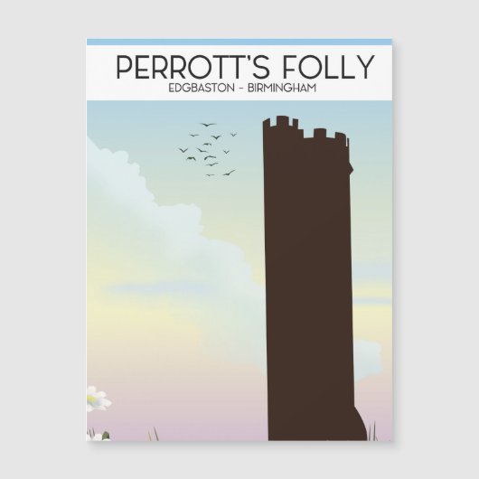 Perrotts Torly, Edgbaston, Birmingham Magnetkarte (Vorderseite)