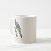 Perruche a tete bleue / Rainbow lorikee Kaffeetasse (Vorderseite Links)