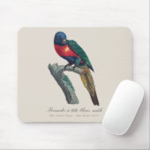 Perruche a tete bleue / Rainbow lorikee Mousepad (Mit Mouse)