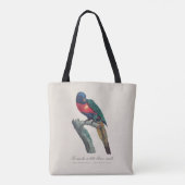 Perruche a tete bleue / Rainbow lorikee Tasche (Rückseite)