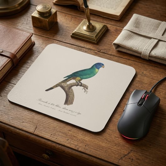 Perruche a tete bleue / Rainbow lorikeet, juvenil Mousepad