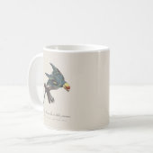 Perruche a Tete Jaune / Carolina parakeet Kaffeetasse (Vorderseite Links)