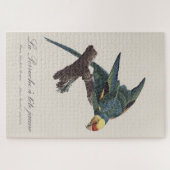 Perruche a Tete Jaune / Carolina parakeet Puzzle (Horizontal)