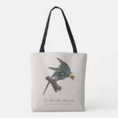Perruche a Tete Jaune / Carolina parakeet Tote Bag Tasche (Rückseite)