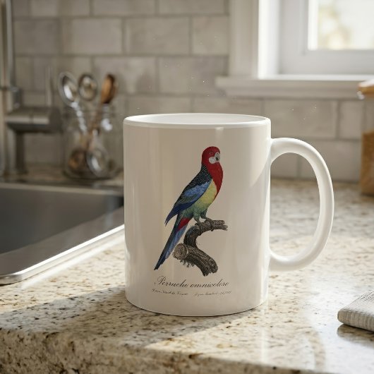 Perruche omnicolore / Eastern rosella Kaffeetasse