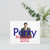 Perry 2012 Postkarte (Stehend Vorderseite)