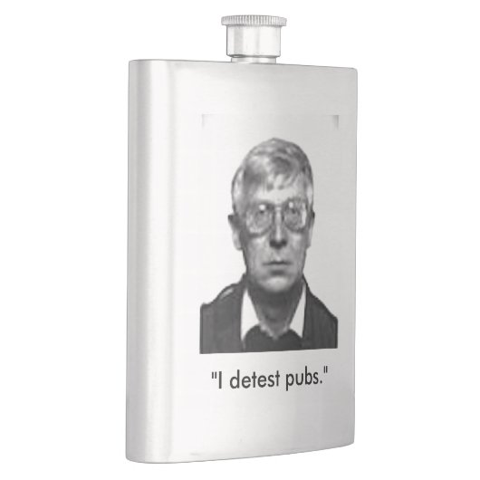 Perry Anderson verabscheut Pubsflasche Flachmann (Rechts)