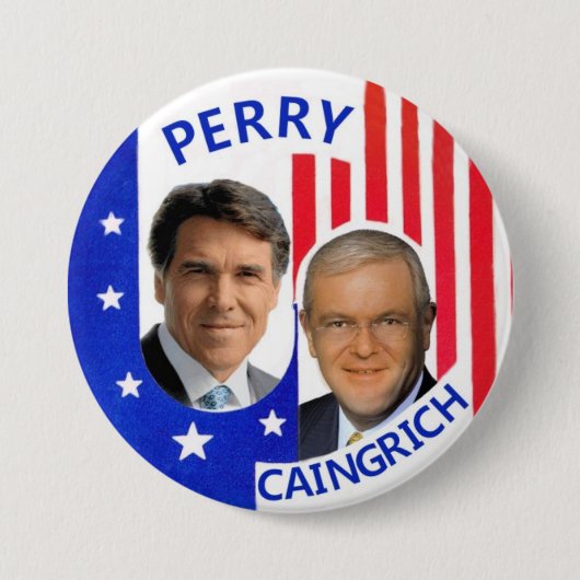 Perry/Caingrich 2012 Button (Vorderseite)