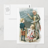 Perry Davis Schmerzstiller Postkarte (Vorne/Hinten)