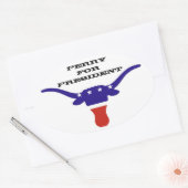 PERRY DES PRÄSIDENTEN OVALER AUFKLEBER (Umschlag)