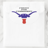 PERRY DES PRÄSIDENTEN OVALER AUFKLEBER (Tasche)