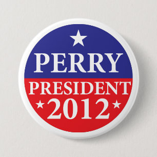 Perry für Präsidenten 2012 - 3" Knopf Button