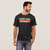 Perry Lake Kansas Funny Fishing Camping Summer T-Shirt (Vorne ganz)