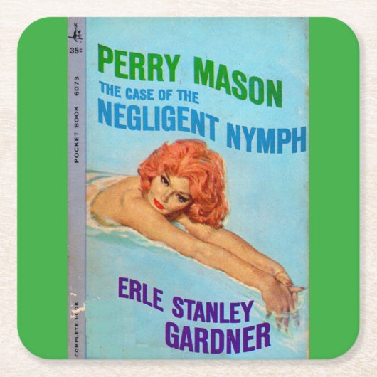 Perry-Maurer-Fall vom nachlässigen Rechteckiger Pappuntersetzer (Vorderseite)