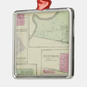 Perry, Memphis, Pawnee, Bronson, Redfield, Kansas Silbernes Ornament (Links)