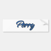 Perry Name blue Aufkleber Sticker Autoaufkleber (Vorne)