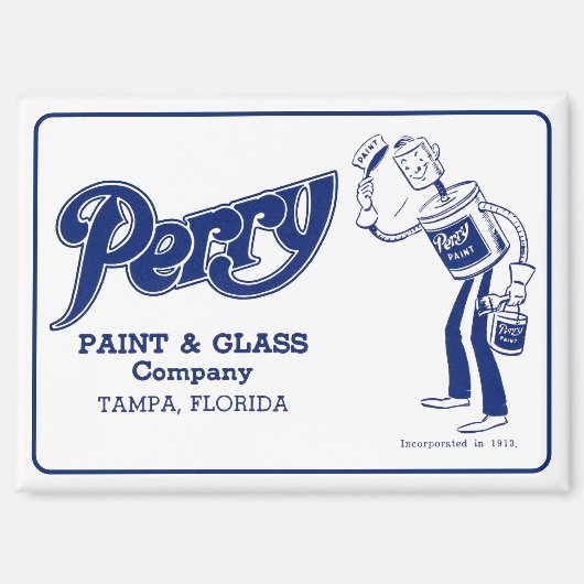 Perry Paint and Glass Co. Magnet (Vorderseite)