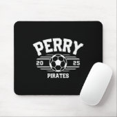 Perry-Piraten-Fußball-Byll 2025 Mousepad (Mit Mouse)